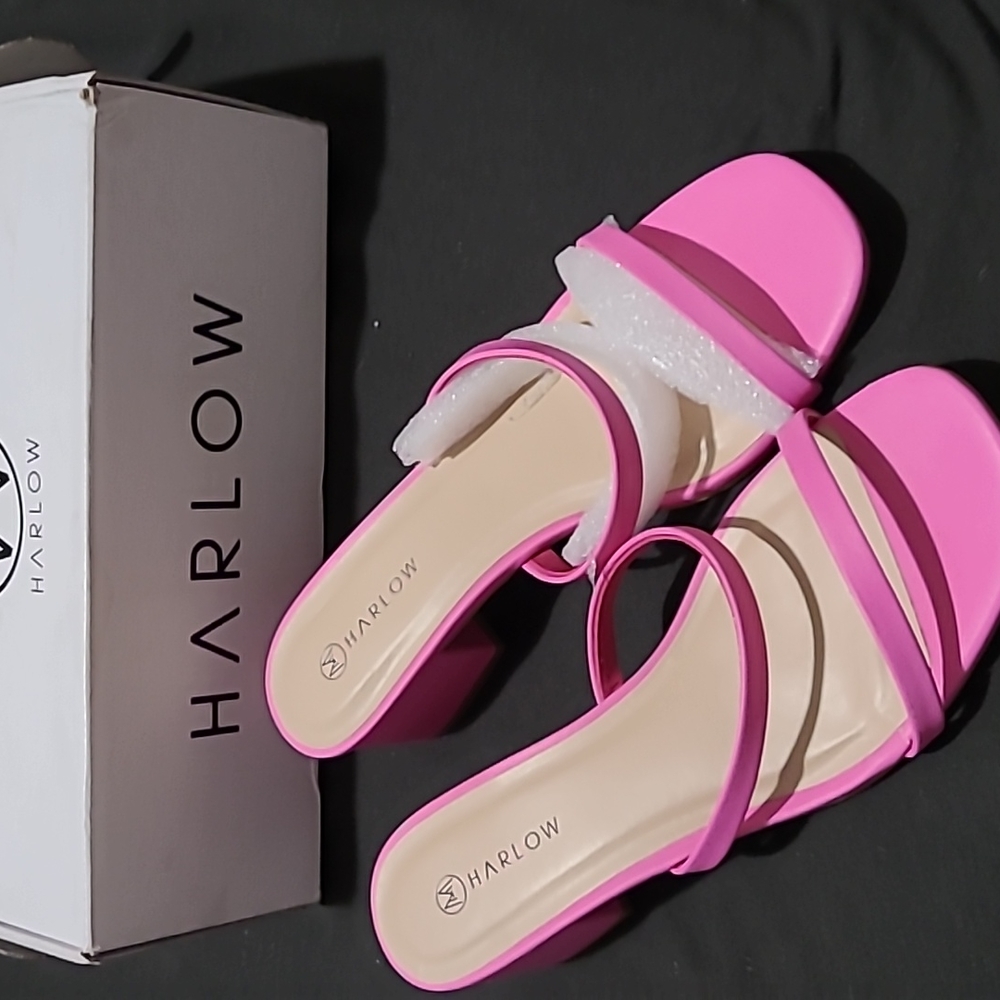 Harlow pink heels